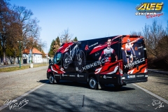 Reklamní polepy na auto xbikes.cz | Studio ALEŠ s.r.o.